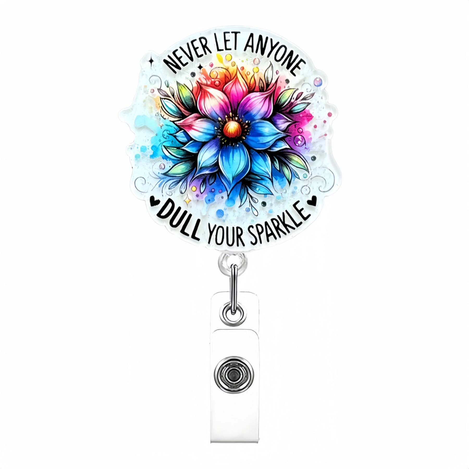 94 Retractable ID Name Badge Holder Reels with Swivel Alligator Clip  Cute Gifts