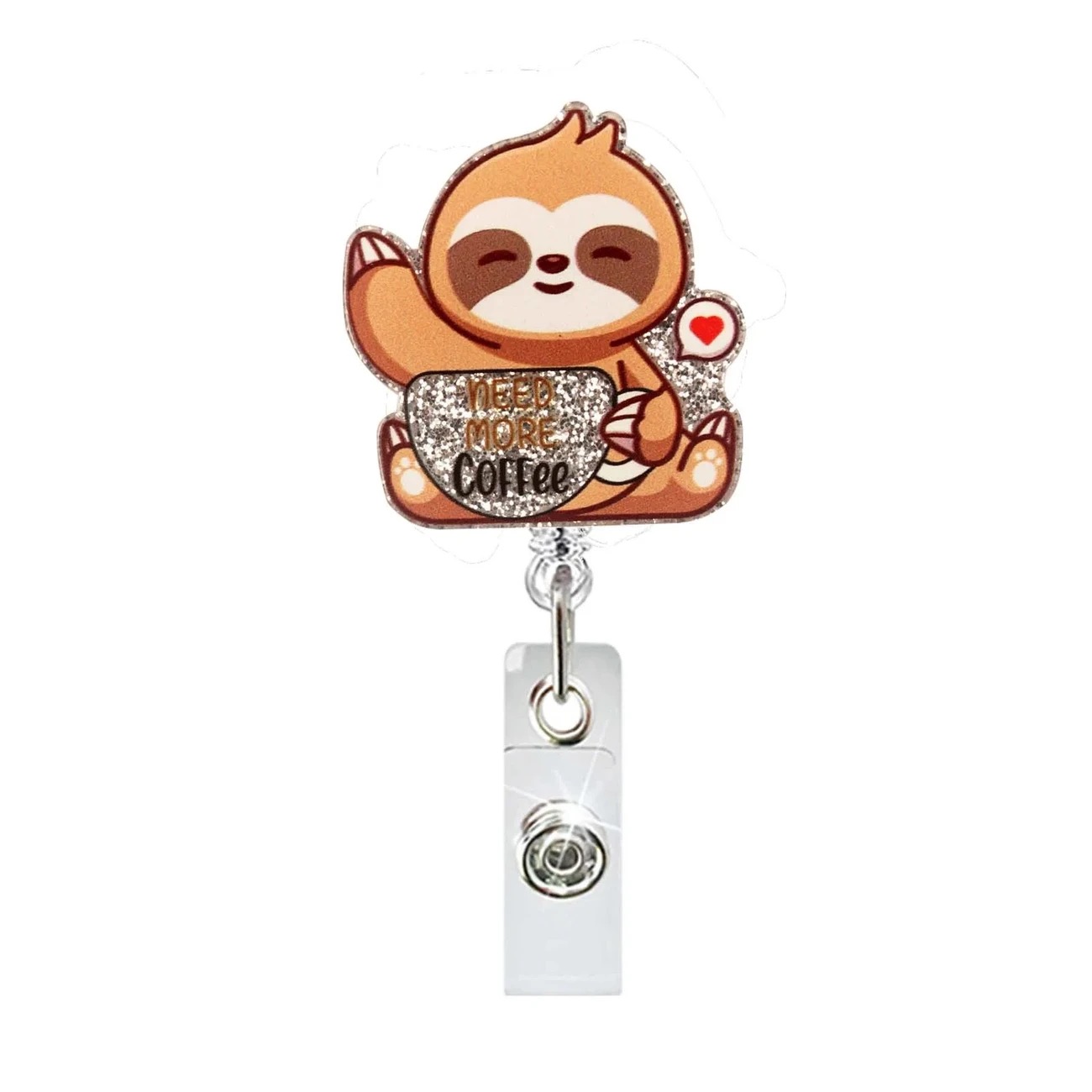 95 Retractable ID Name Badge Holder Reels with Swivel Alligator Clip  Cute Gifts