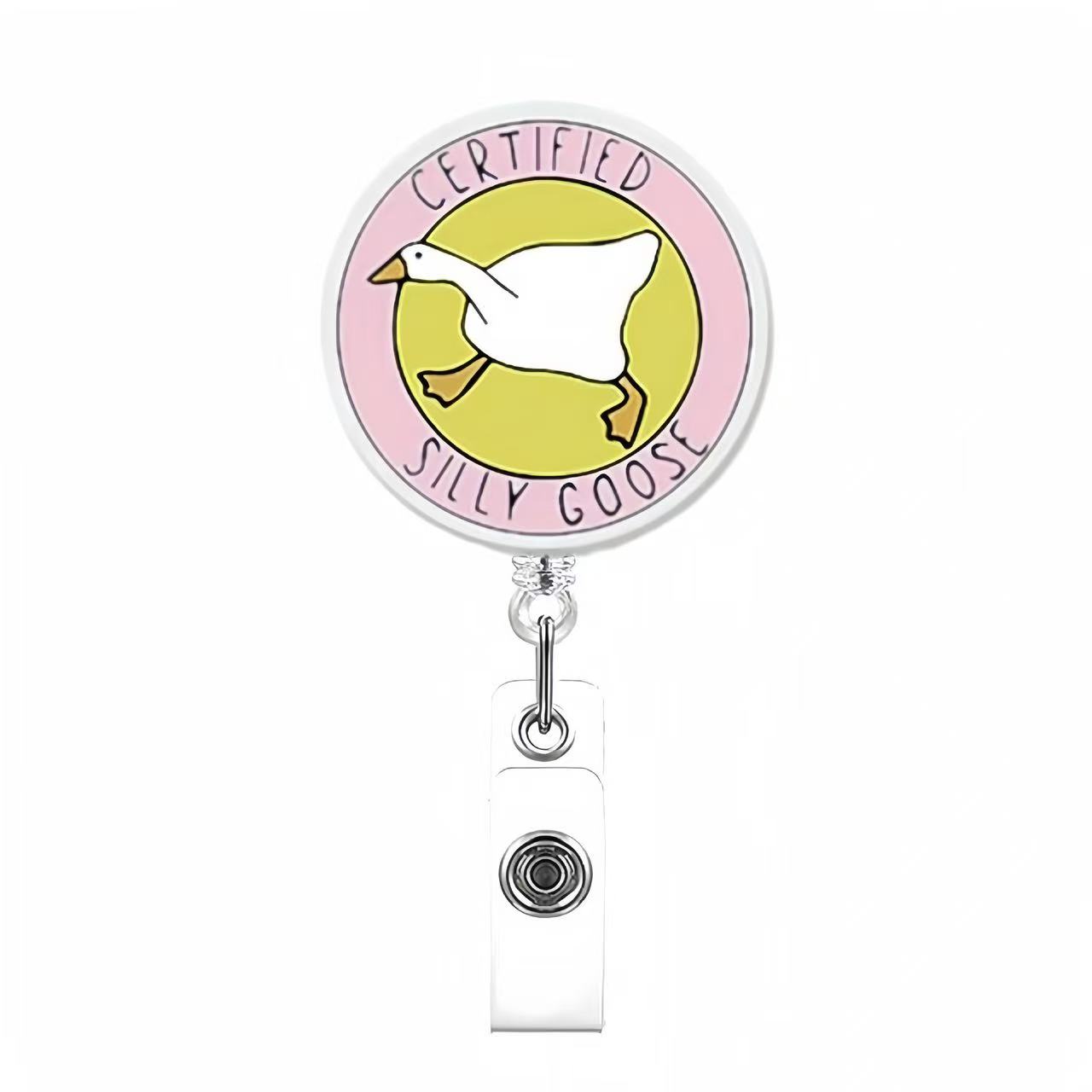 88 Retractable ID Name Badge Holder Reels with Swivel Alligator Clip  Cute Gifts