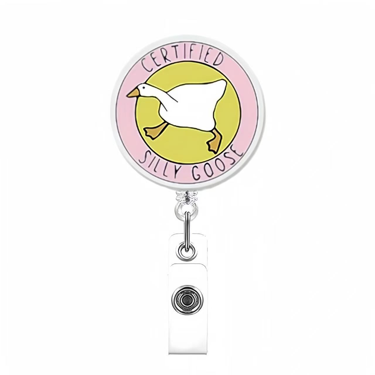 88 Retractable ID Name Badge Holder Reels with Swivel Alligator Clip  Cute Gifts