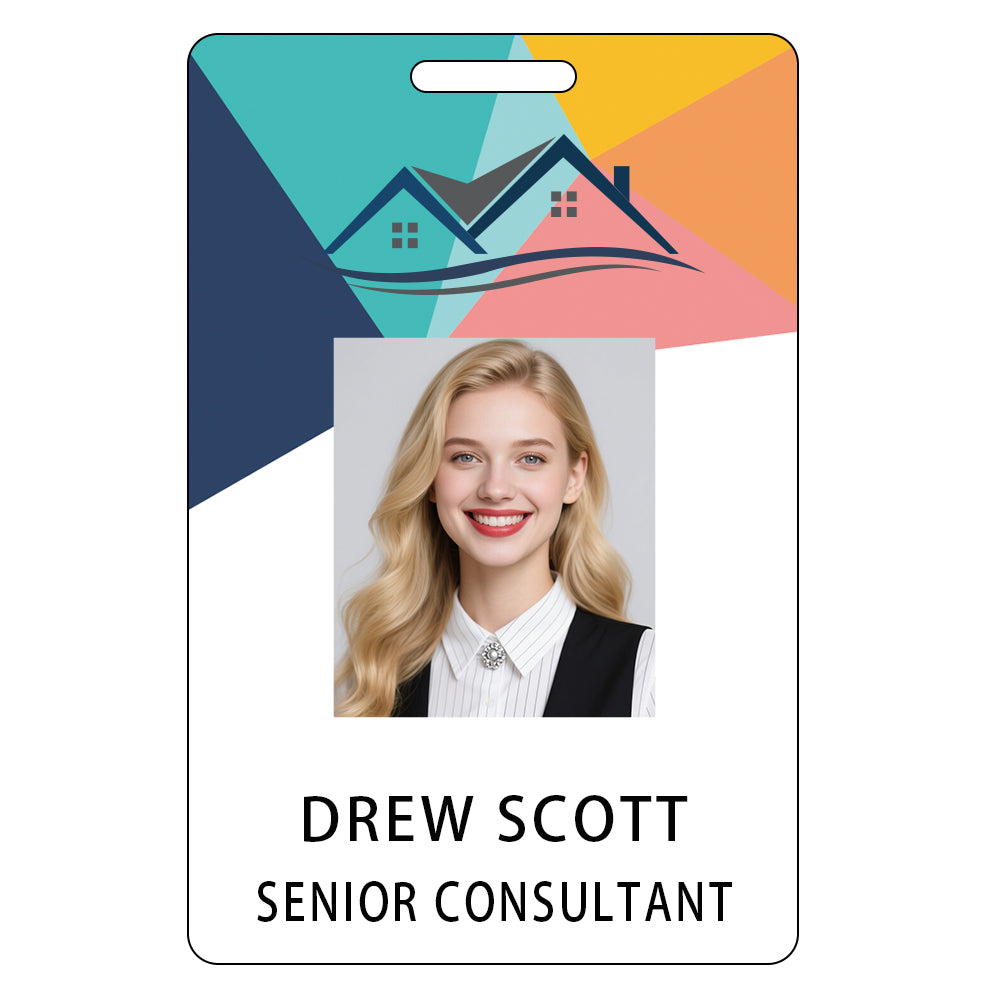 Style Y049 Custom Print Employee ID Badge,customized Id Badge with Name Picture