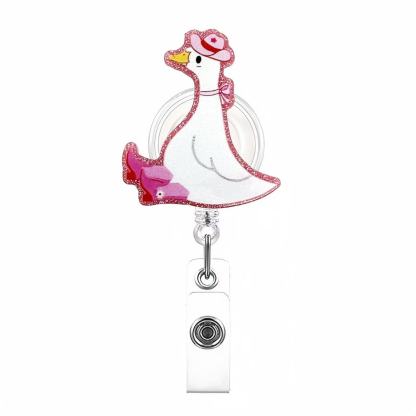 88 Retractable ID Name Badge Holder Reels with Swivel Alligator Clip  Cute Gifts