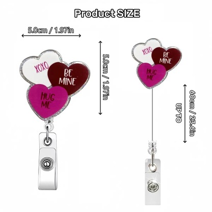 84 Retractable ID Name Badge Holder Reels with Swivel Alligator Clip  Cute Gifts