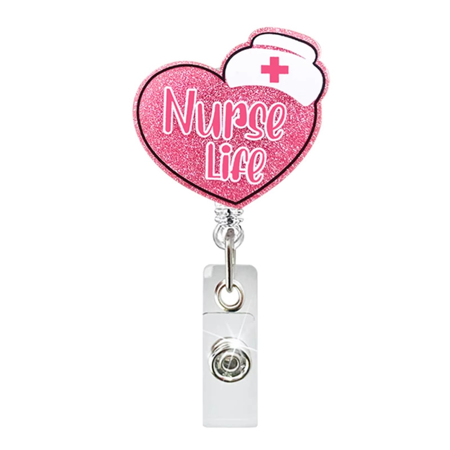 79 Retractable ID Name Badge Holder Reels with Swivel Alligator Clip  Cute Gifts