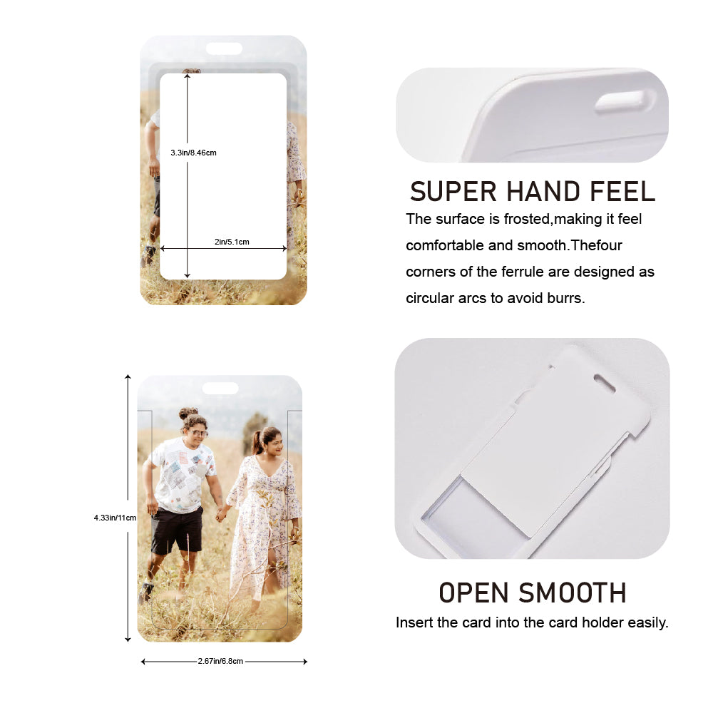 Photo Custom Badge Card Holder Personalized Retractable Badge Reel Holder Clip by Bulk Premium Badge