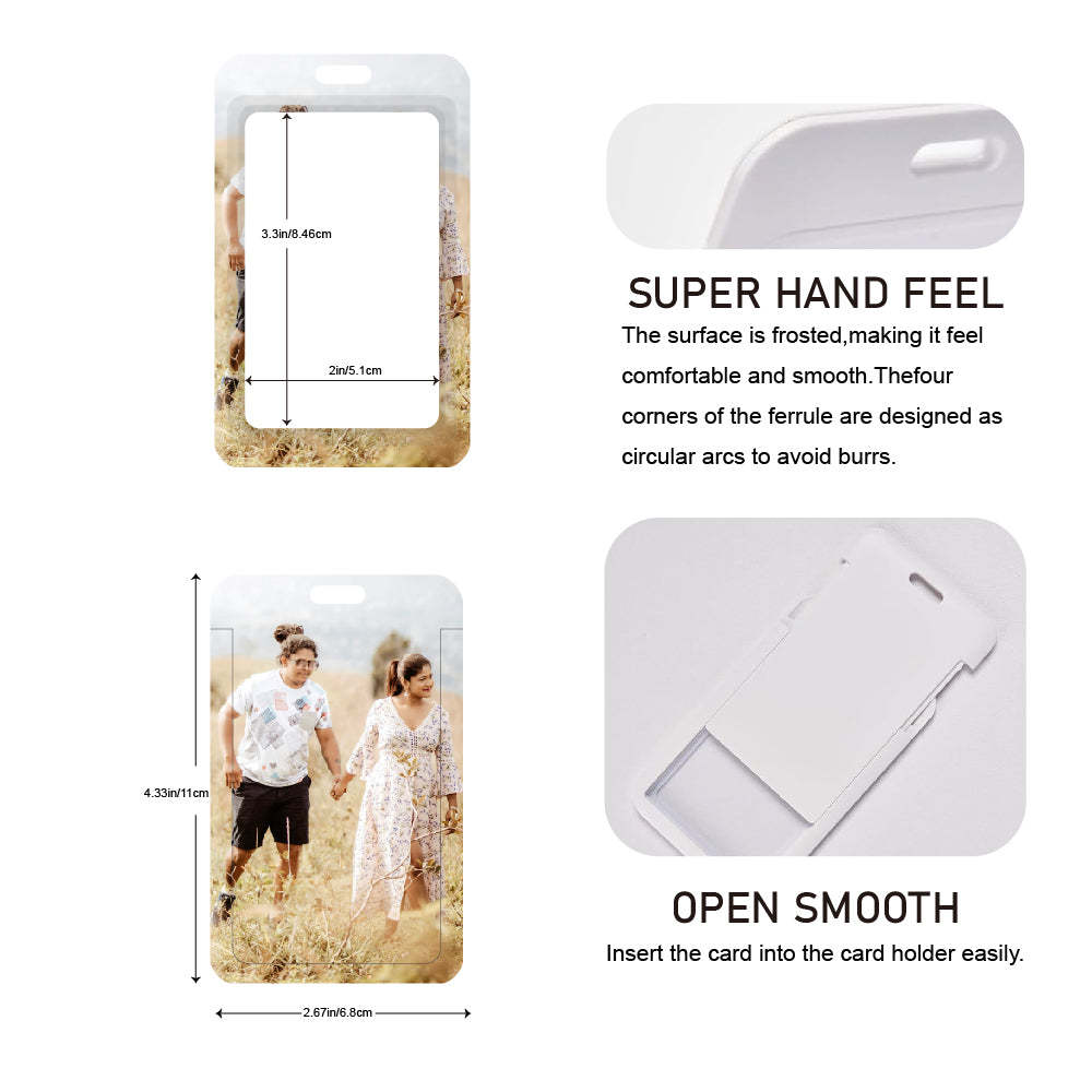 Photo Custom Badge Card Holder Personalized Retractable Badge Reel Holder Clip by Bulk Premium Badge