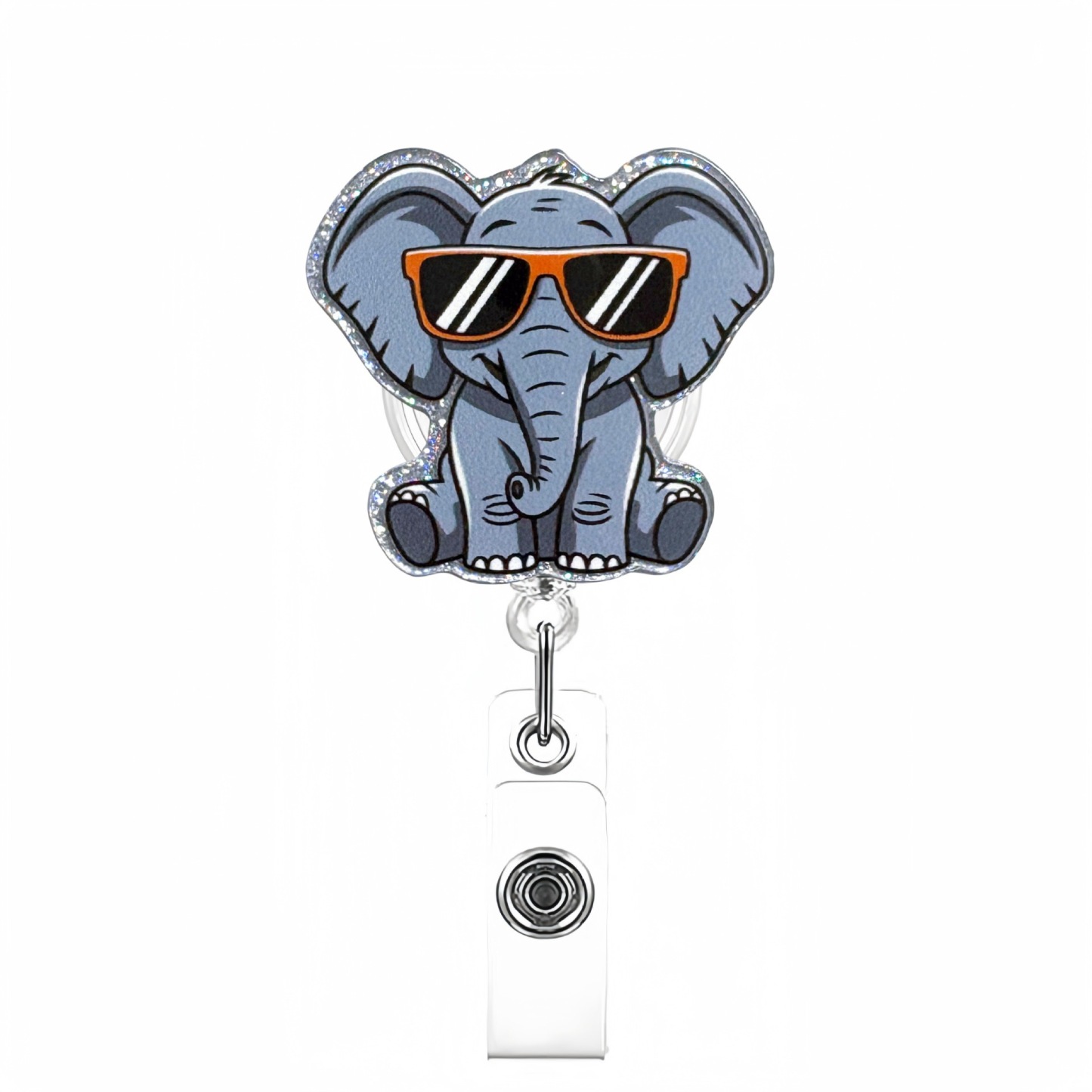 72 Retractable ID Name Badge Holder Reels with Swivel Alligator Clip  Cute Gifts