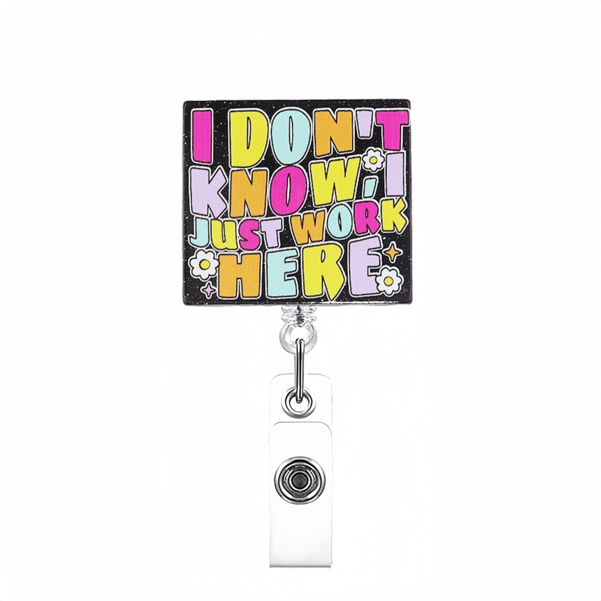 83 Retractable ID Name Badge Holder Reels with Swivel Alligator Clip  Cute Gifts