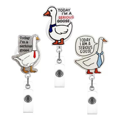 88 Retractable ID Name Badge Holder Reels with Swivel Alligator Clip  Cute Gifts