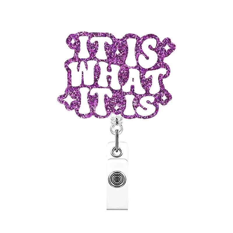 100 Retractable ID Name Badge Holder Reels with Swivel Alligator Clip  Cute Gifts