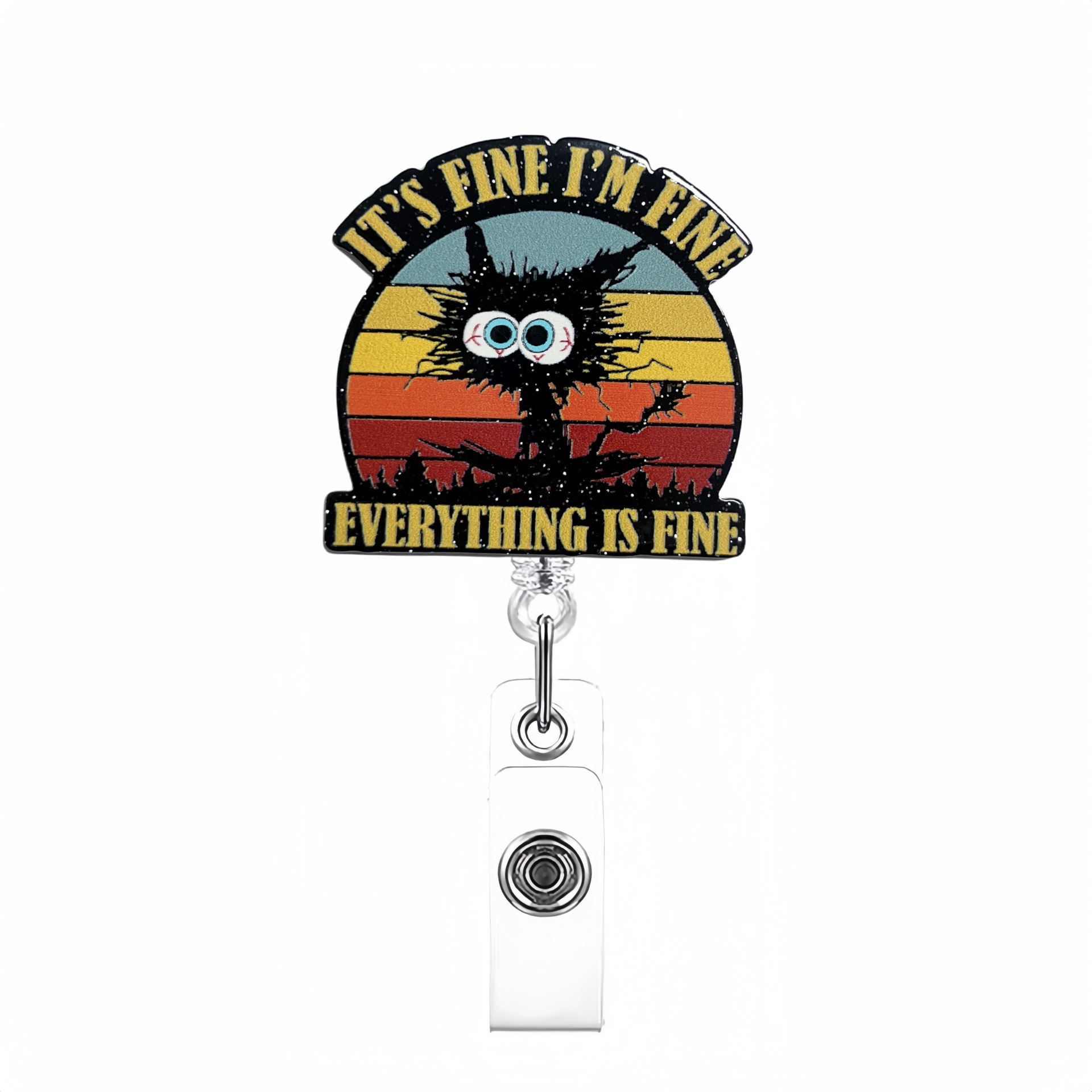 84 Retractable ID Name Badge Holder Reels with Swivel Alligator Clip  Cute Gifts