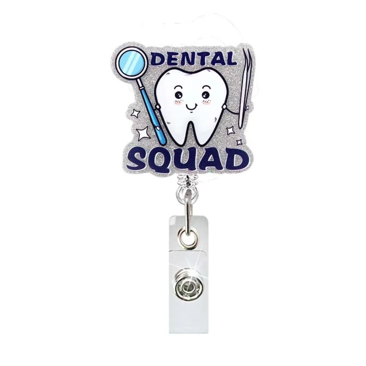 100 Retractable ID Name Badge Holder Reels with Swivel Alligator Clip  Cute Gifts