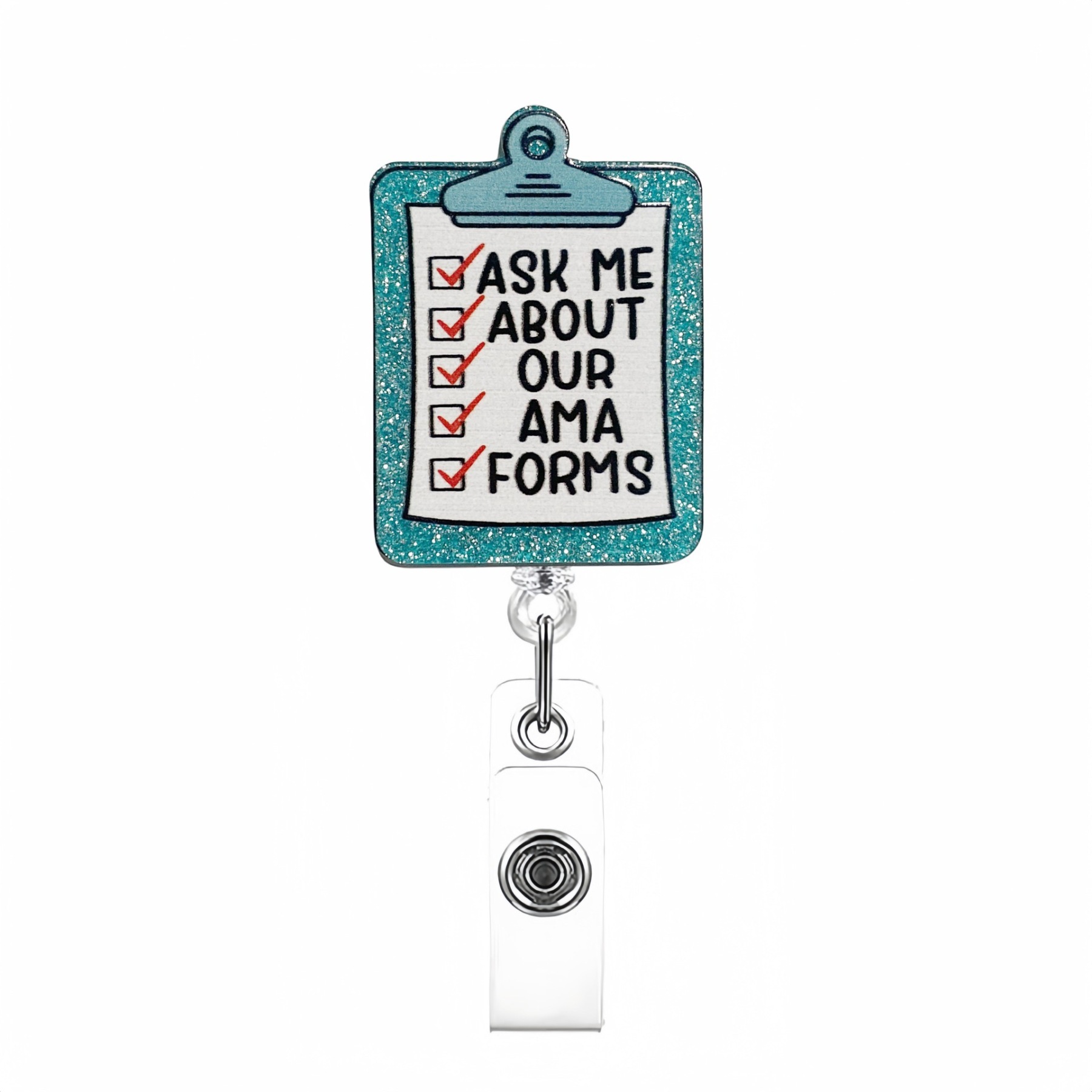 89 Retractable ID Name Badge Holder Reels with Swivel Alligator Clip  Cute Gifts