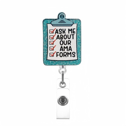 89 Retractable ID Name Badge Holder Reels with Swivel Alligator Clip  Cute Gifts