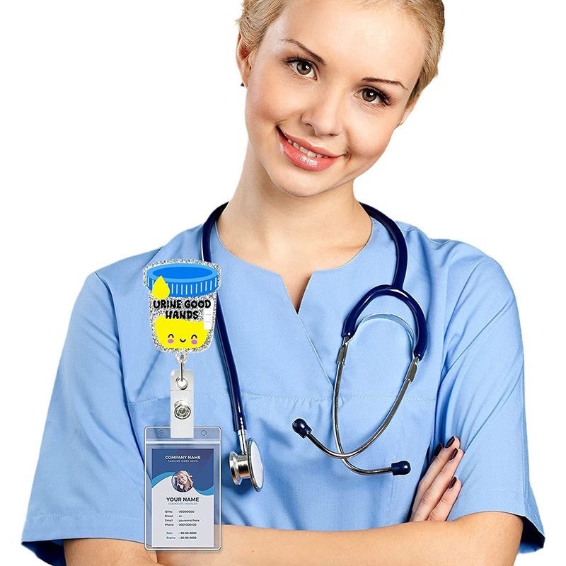 96 Retractable ID Name Badge Holder Reels with Swivel Alligator Clip  Cute Gifts