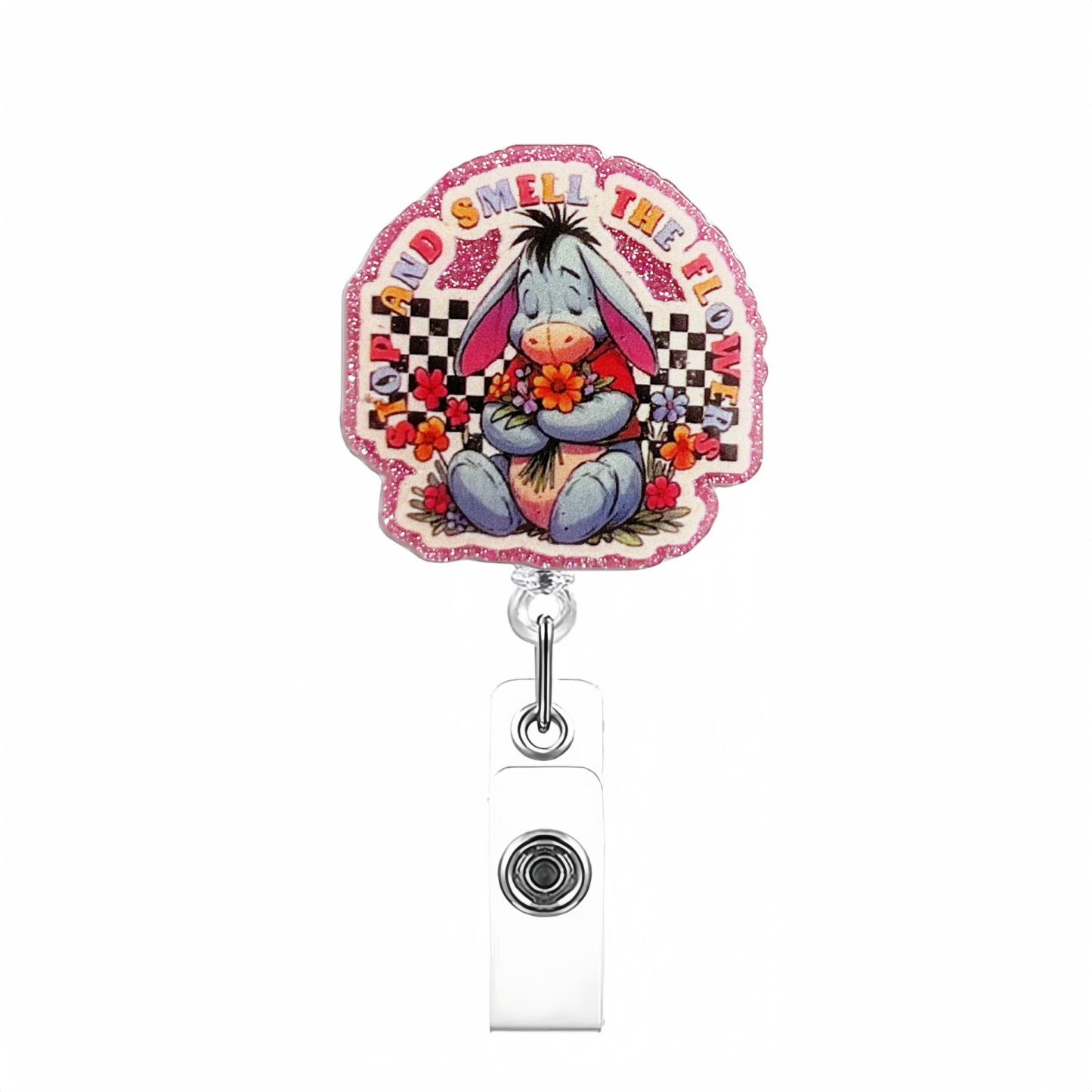 91 Retractable ID Name Badge Holder Reels with Swivel Alligator Clip  Cute Gifts