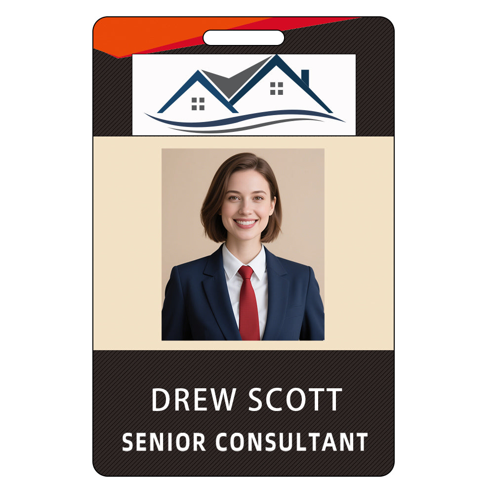 Style Y028 Custom Print Employee ID Badge,customized Id Badge with Name Picture