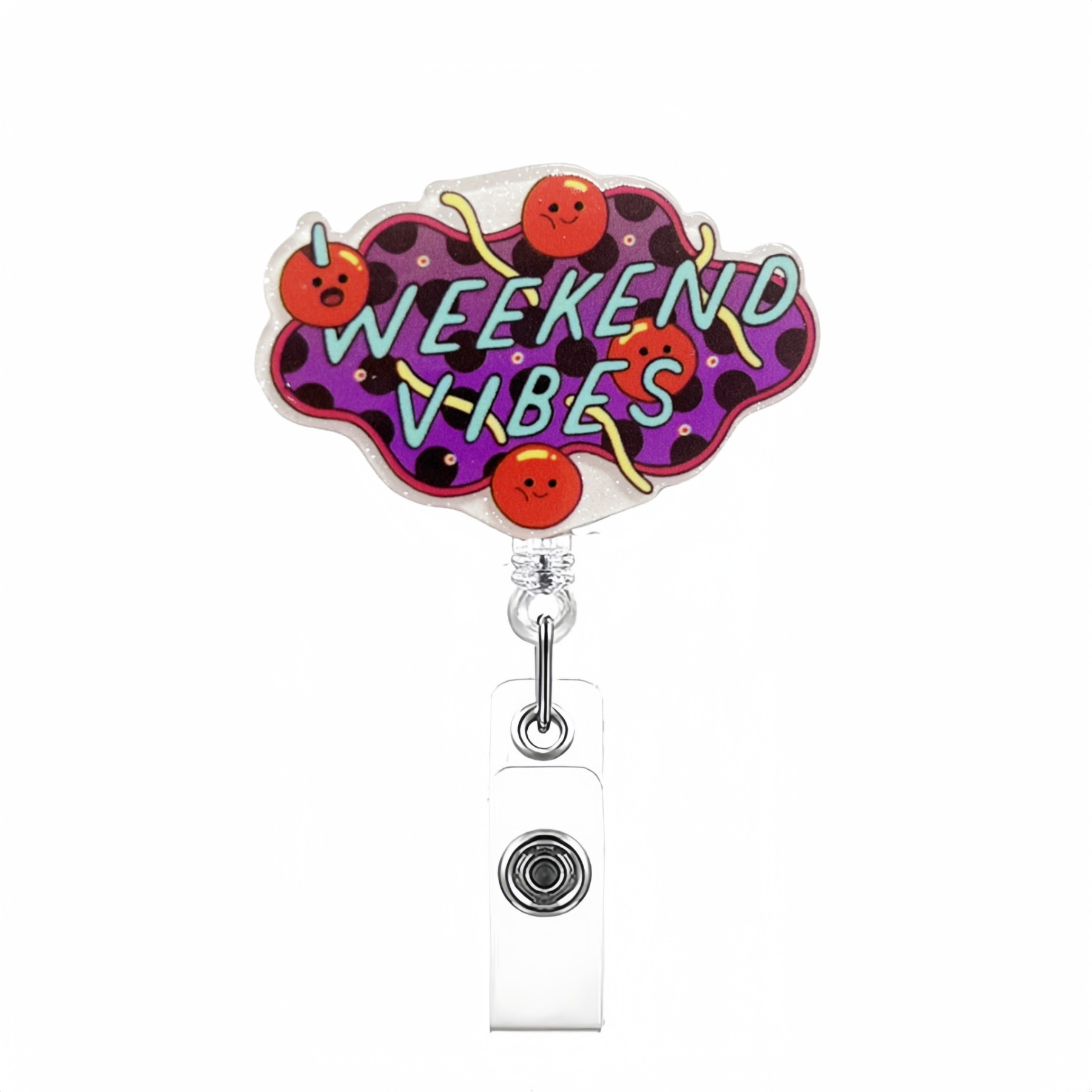 85 Retractable ID Name Badge Holder Reels with Swivel Alligator Clip  Cute Gifts