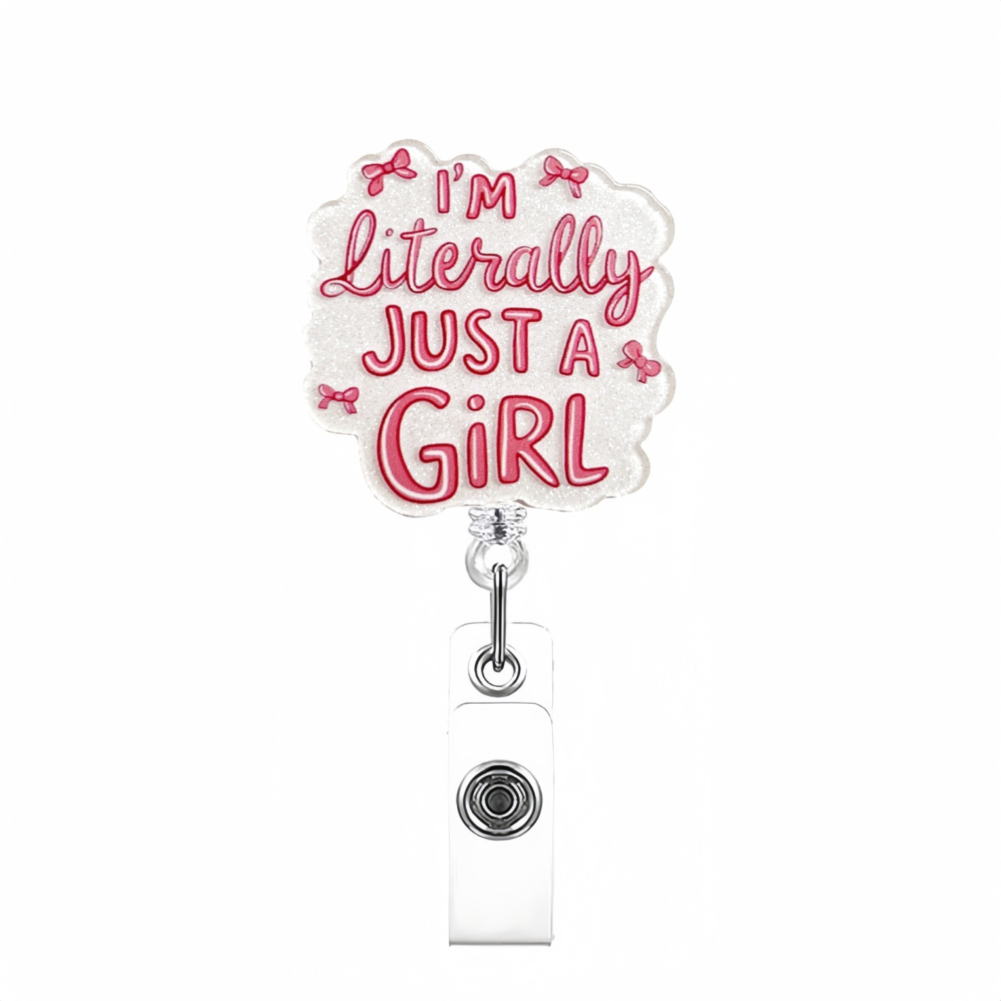 94 Retractable ID Name Badge Holder Reels with Swivel Alligator Clip  Cute Gifts