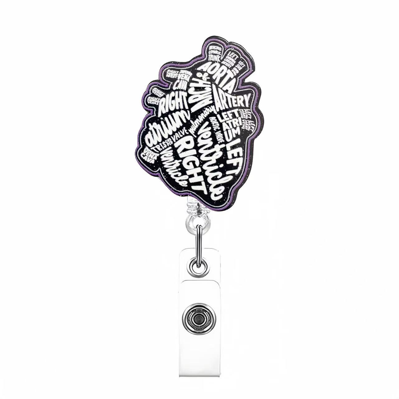 75 Retractable ID Name Badge Holder Reels with Swivel Alligator Clip  Cute Gifts