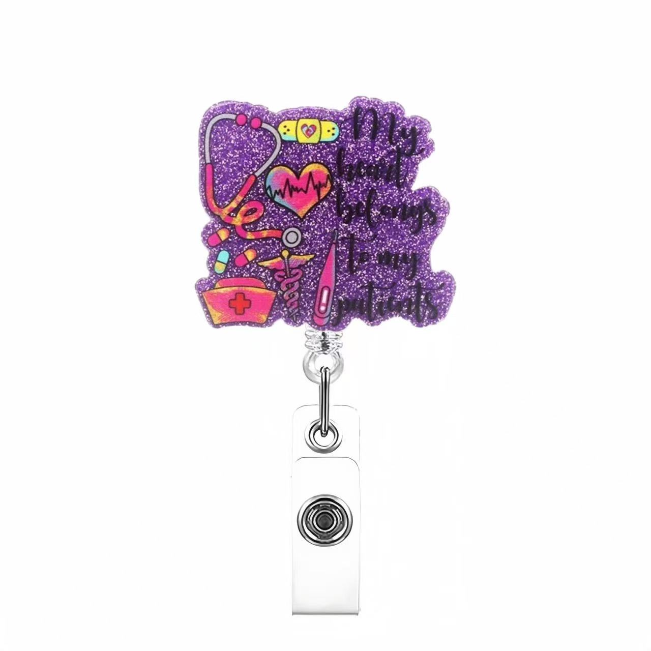 77 Retractable ID Name Badge Holder Reels with Swivel Alligator Clip  Cute Gifts