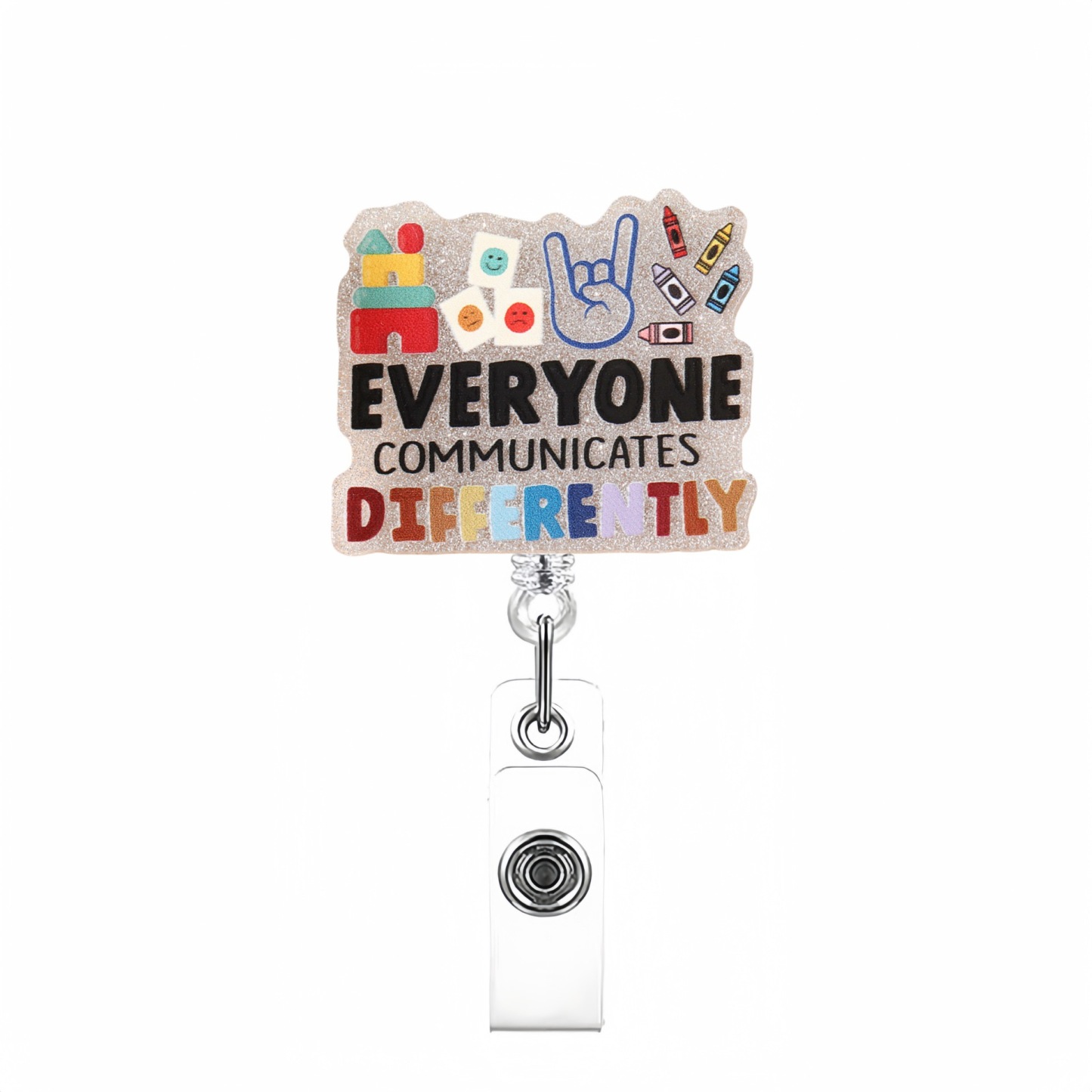 86 Retractable ID Name Badge Holder Reels with Swivel Alligator Clip  Cute Gifts