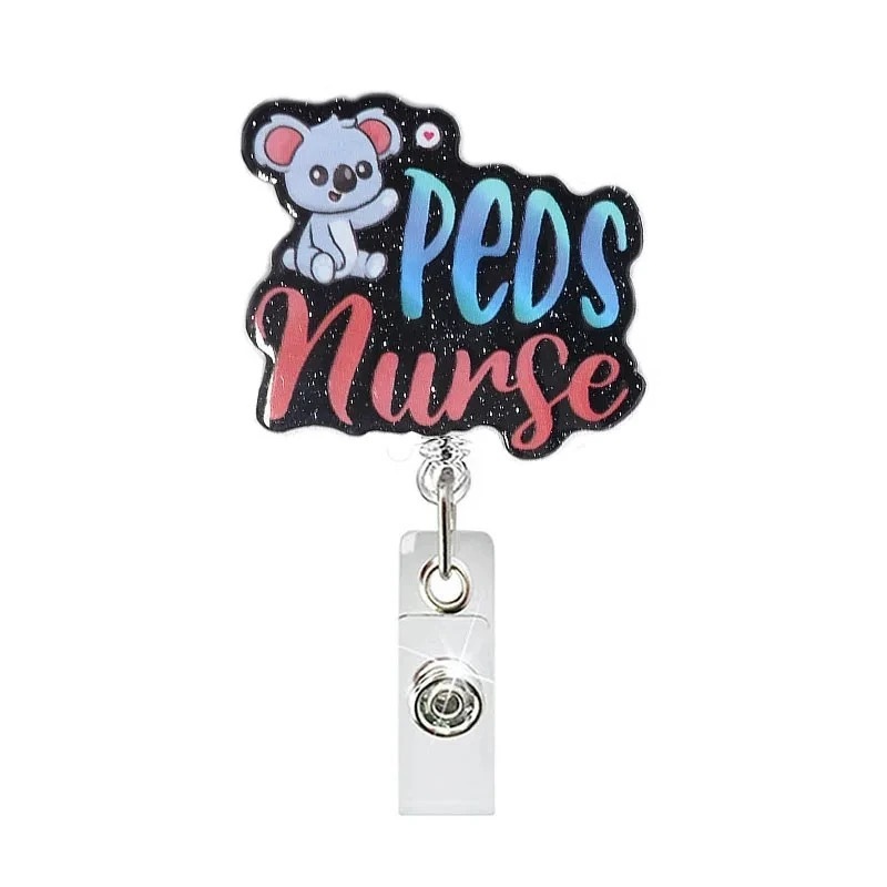 95 Retractable ID Name Badge Holder Reels with Swivel Alligator Clip  Cute Gifts