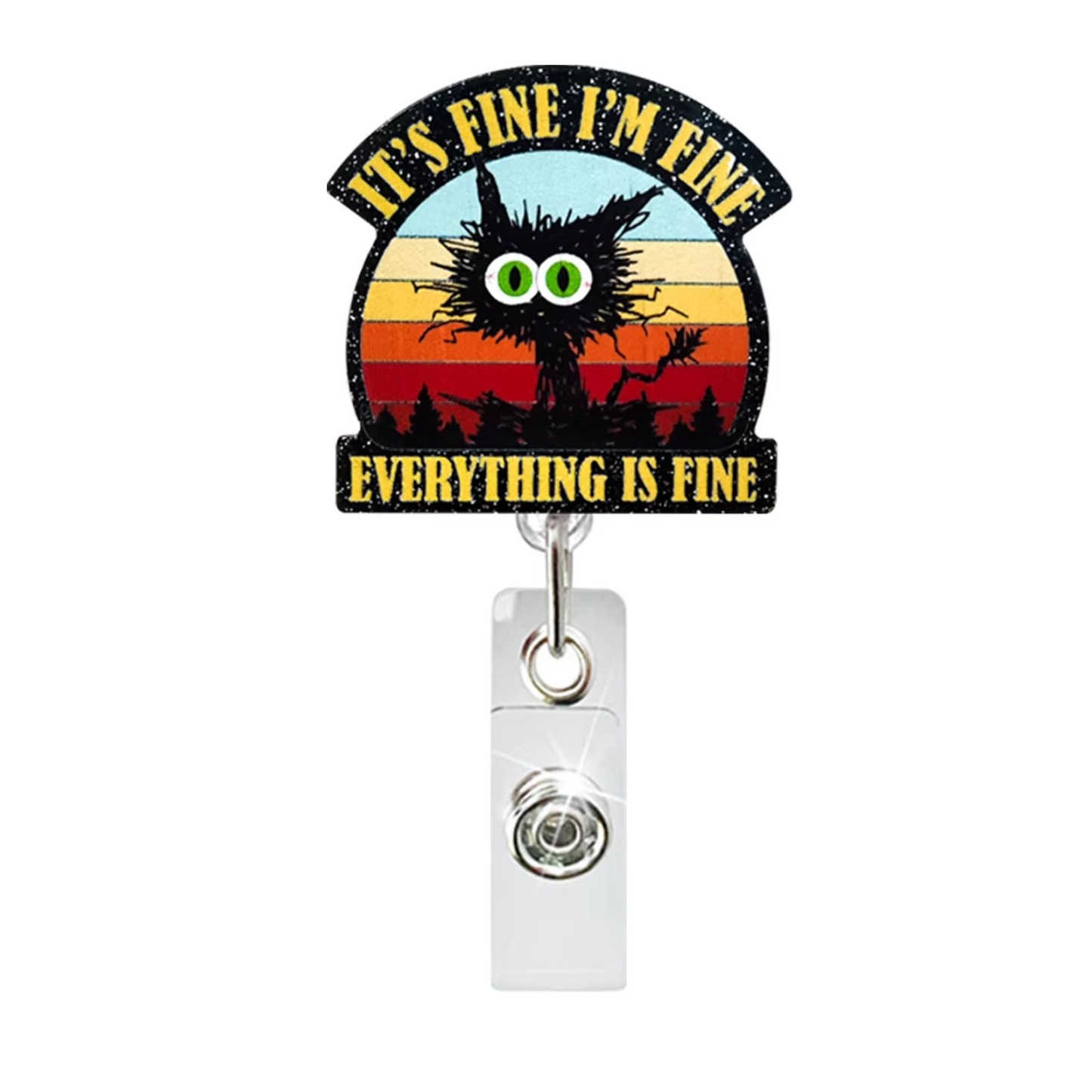 79 Retractable ID Name Badge Holder Reels with Swivel Alligator Clip  Cute Gifts