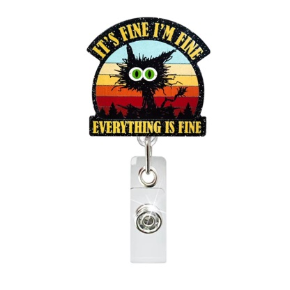 79 Retractable ID Name Badge Holder Reels with Swivel Alligator Clip  Cute Gifts