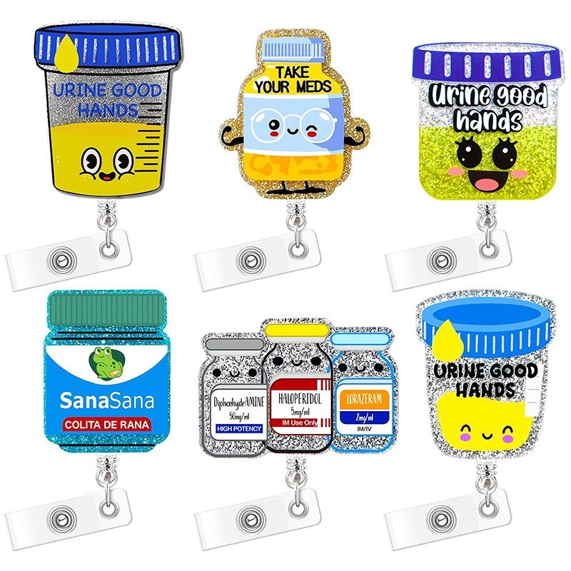 96 Retractable ID Name Badge Holder Reels with Swivel Alligator Clip  Cute Gifts