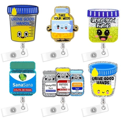 96 Retractable ID Name Badge Holder Reels with Swivel Alligator Clip  Cute Gifts