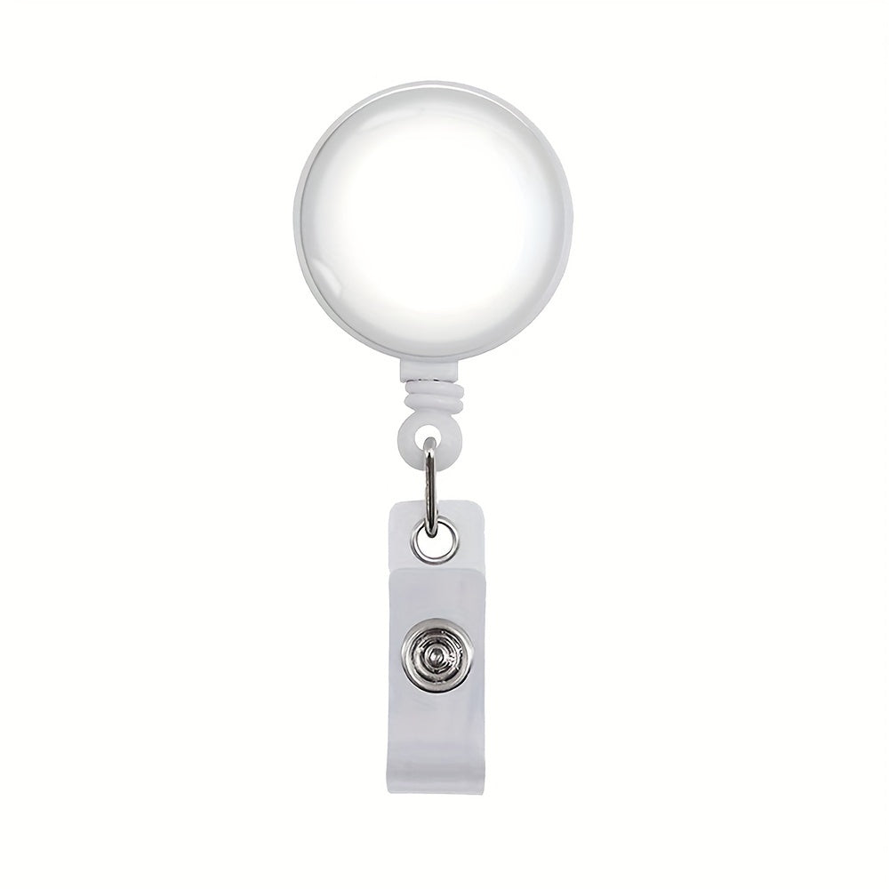 Custom Retractable Nurse Badge Reel with Swivel Alligator Clip and Retractable Cord - Personalized RN Gift, ID Holder