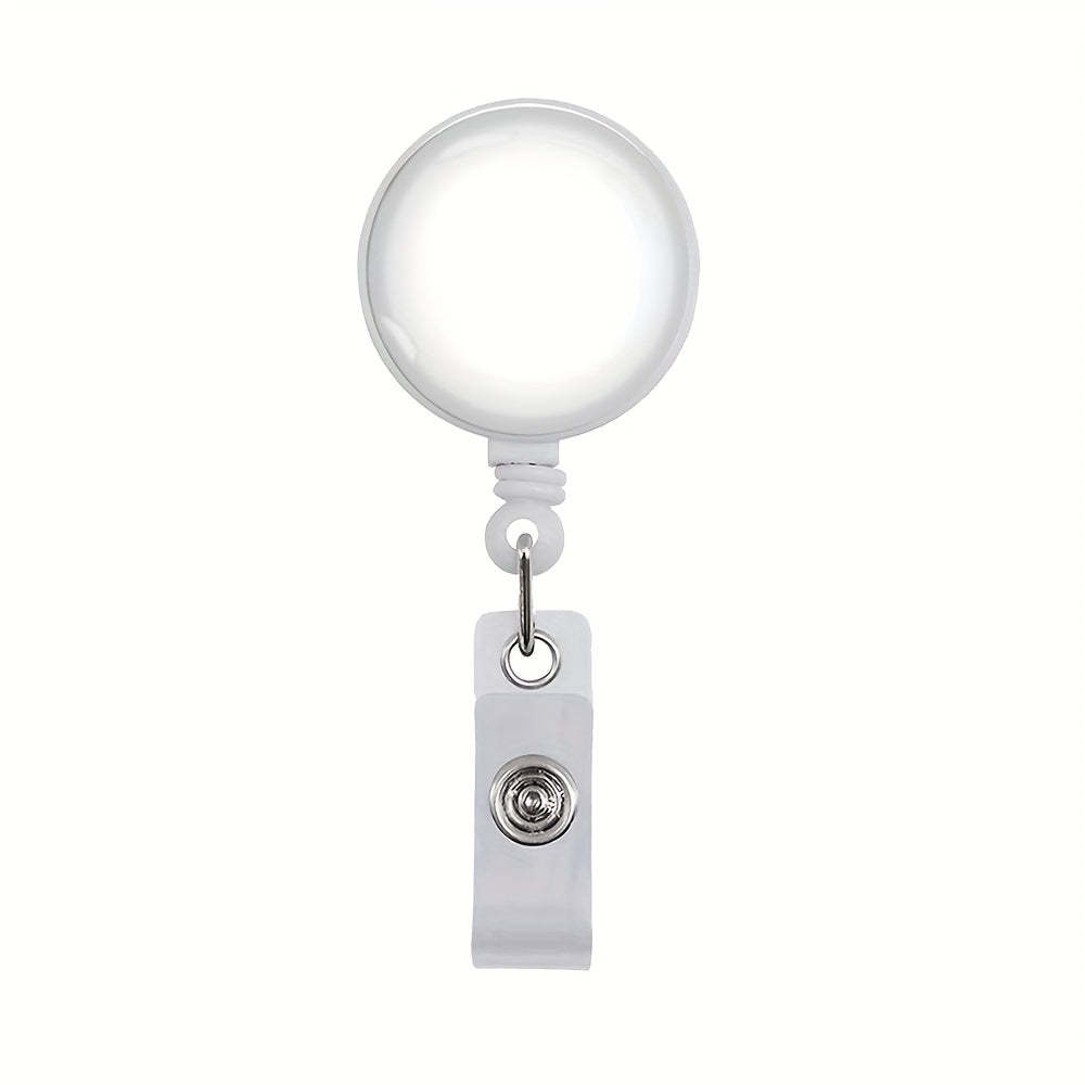 Custom Retractable Nurse Badge Reel with Swivel Alligator Clip and Retractable Cord - Personalized RN Gift, ID Holder