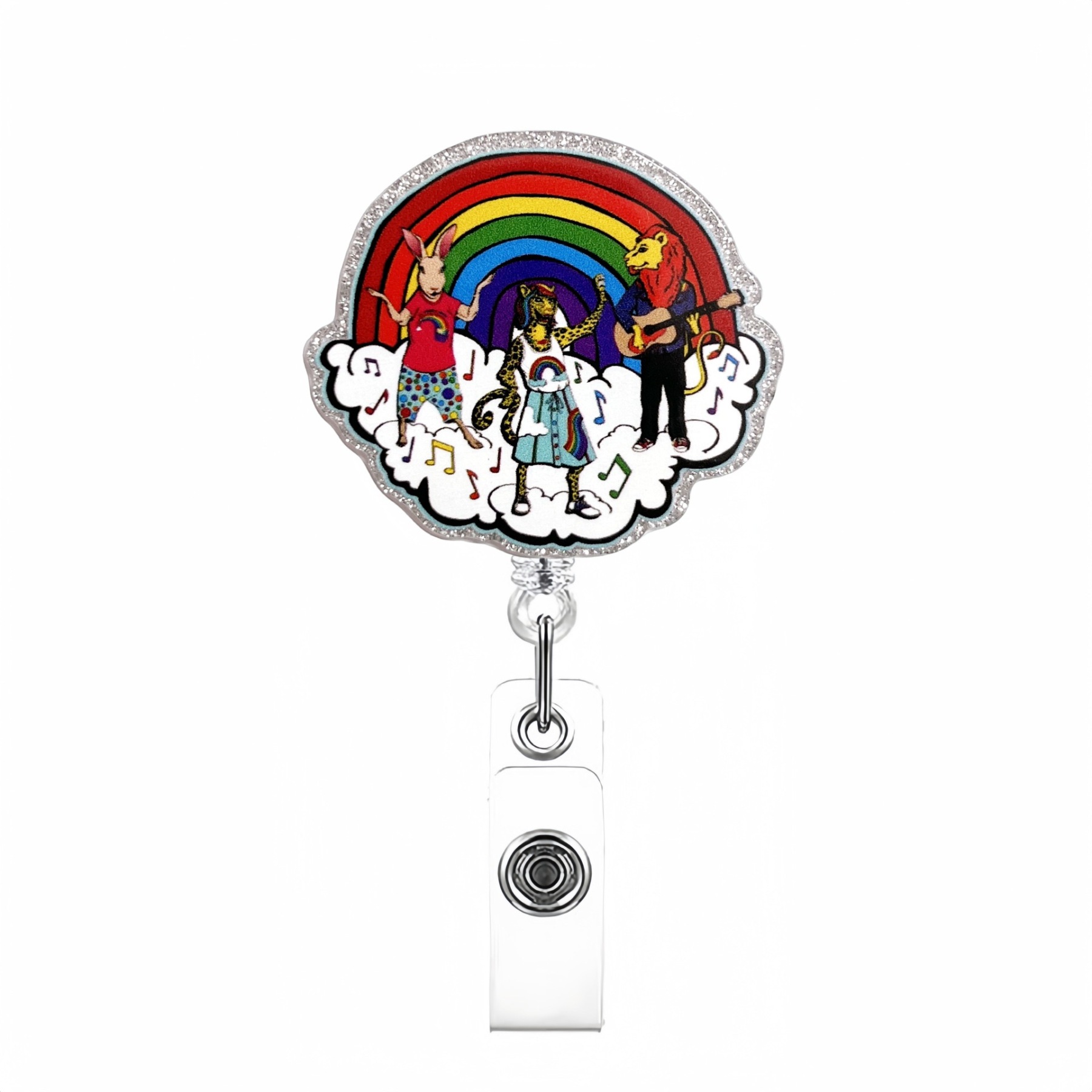 91 Retractable ID Name Badge Holder Reels with Swivel Alligator Clip  Cute Gifts