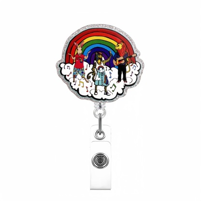 91 Retractable ID Name Badge Holder Reels with Swivel Alligator Clip  Cute Gifts