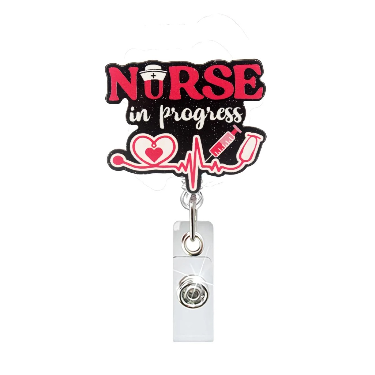 98 Retractable ID Name Badge Holder Reels with Swivel Alligator Clip  Cute Gifts