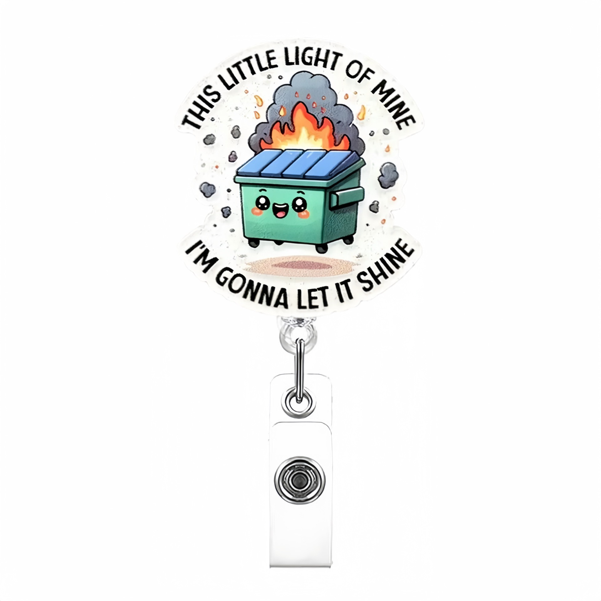 94 Retractable ID Name Badge Holder Reels with Swivel Alligator Clip  Cute Gifts