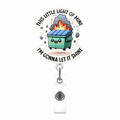 94 Retractable ID Name Badge Holder Reels with Swivel Alligator Clip  Cute Gifts