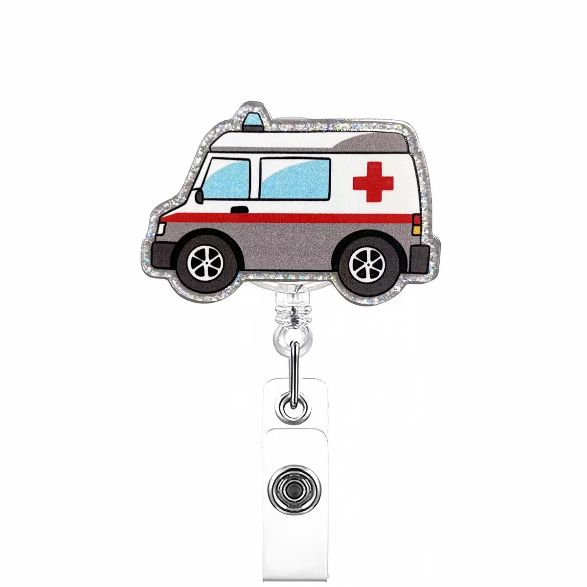 82 Retractable ID Name Badge Holder Reels with Swivel Alligator Clip  Cute Gifts