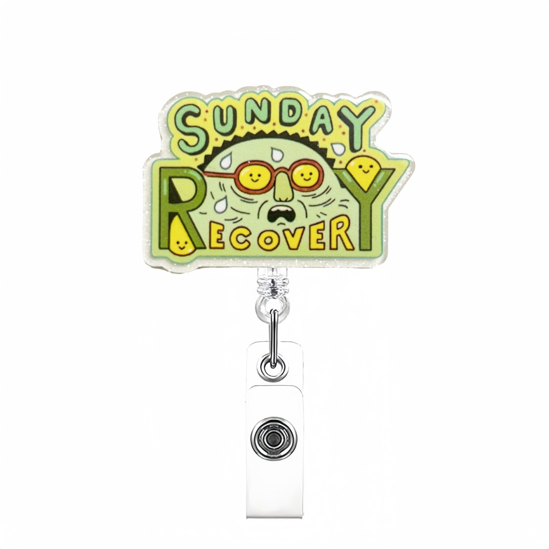 85 Retractable ID Name Badge Holder Reels with Swivel Alligator Clip  Cute Gifts