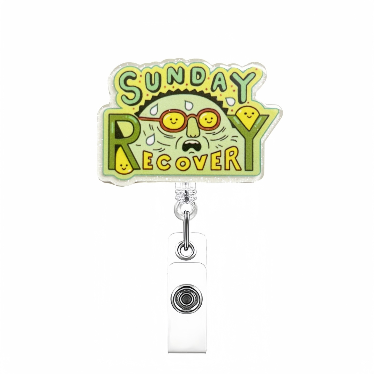 85 Retractable ID Name Badge Holder Reels with Swivel Alligator Clip  Cute Gifts