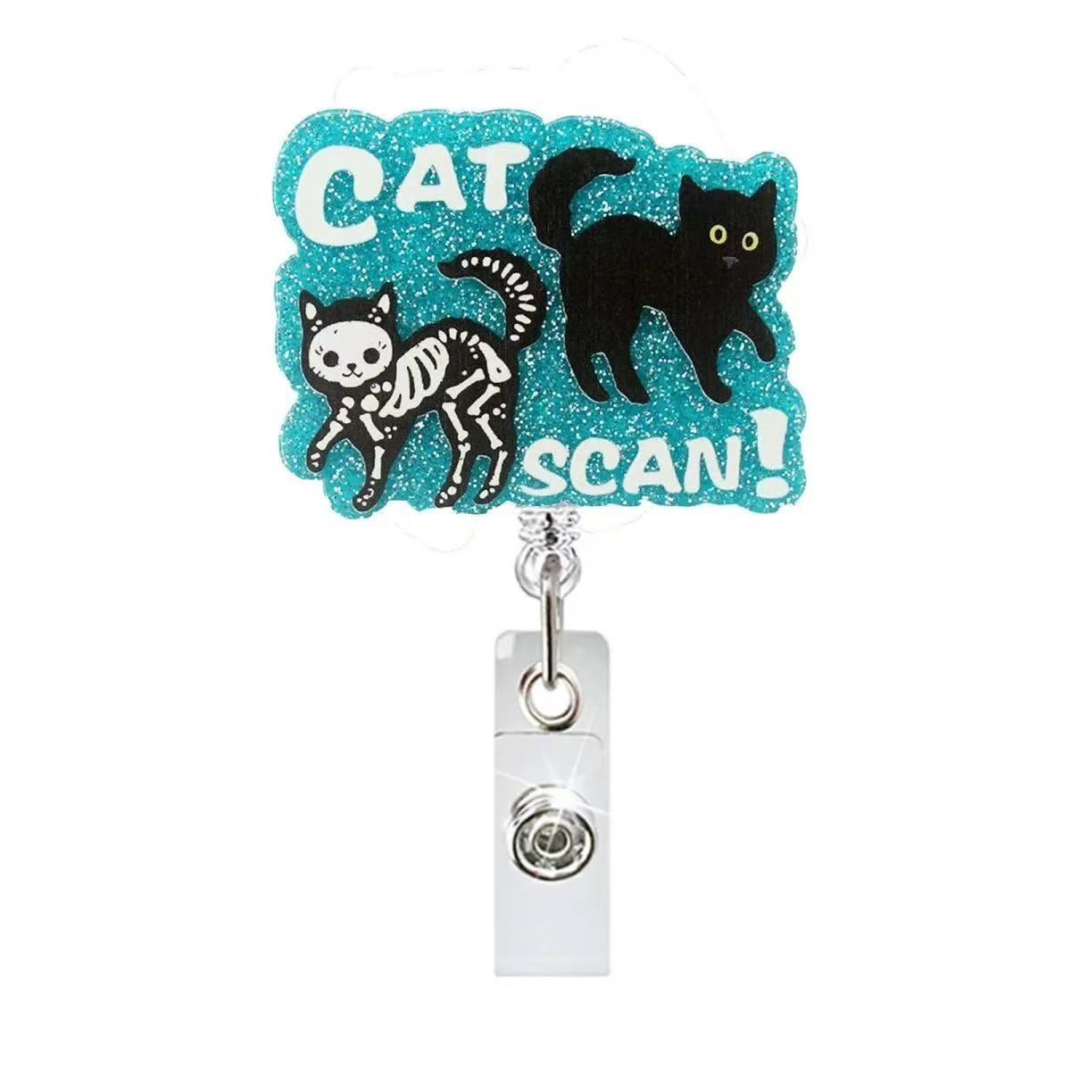 100 Retractable ID Name Badge Holder Reels with Swivel Alligator Clip  Cute Gifts