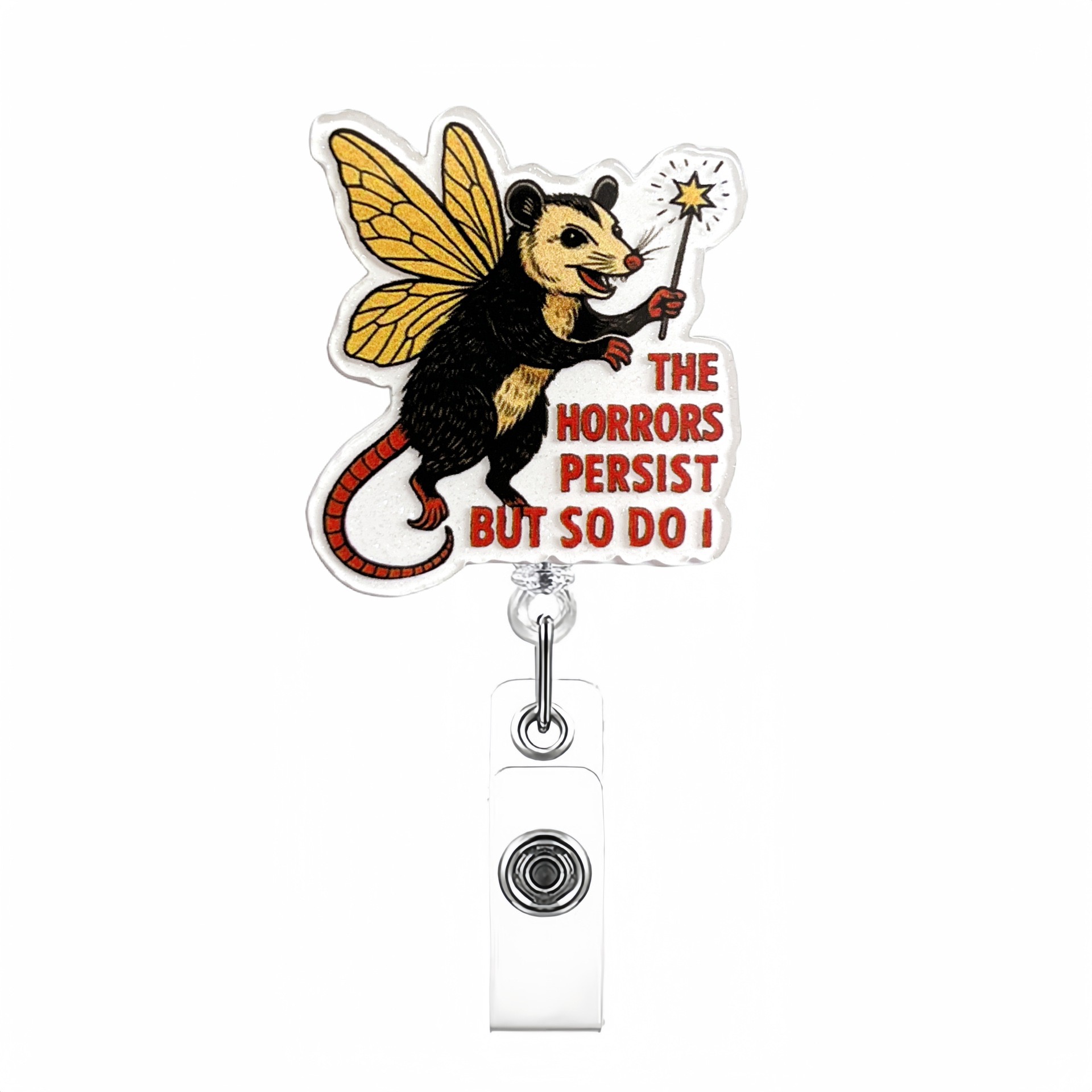 91 Retractable ID Name Badge Holder Reels with Swivel Alligator Clip  Cute Gifts