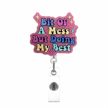 73 Retractable ID Name Badge Holder Reels with Swivel Alligator Clip  Cute Gifts