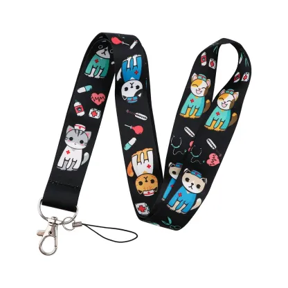 Cute Neck Lanyard for Keys, ID Card Holder Lanyard for Women or Men