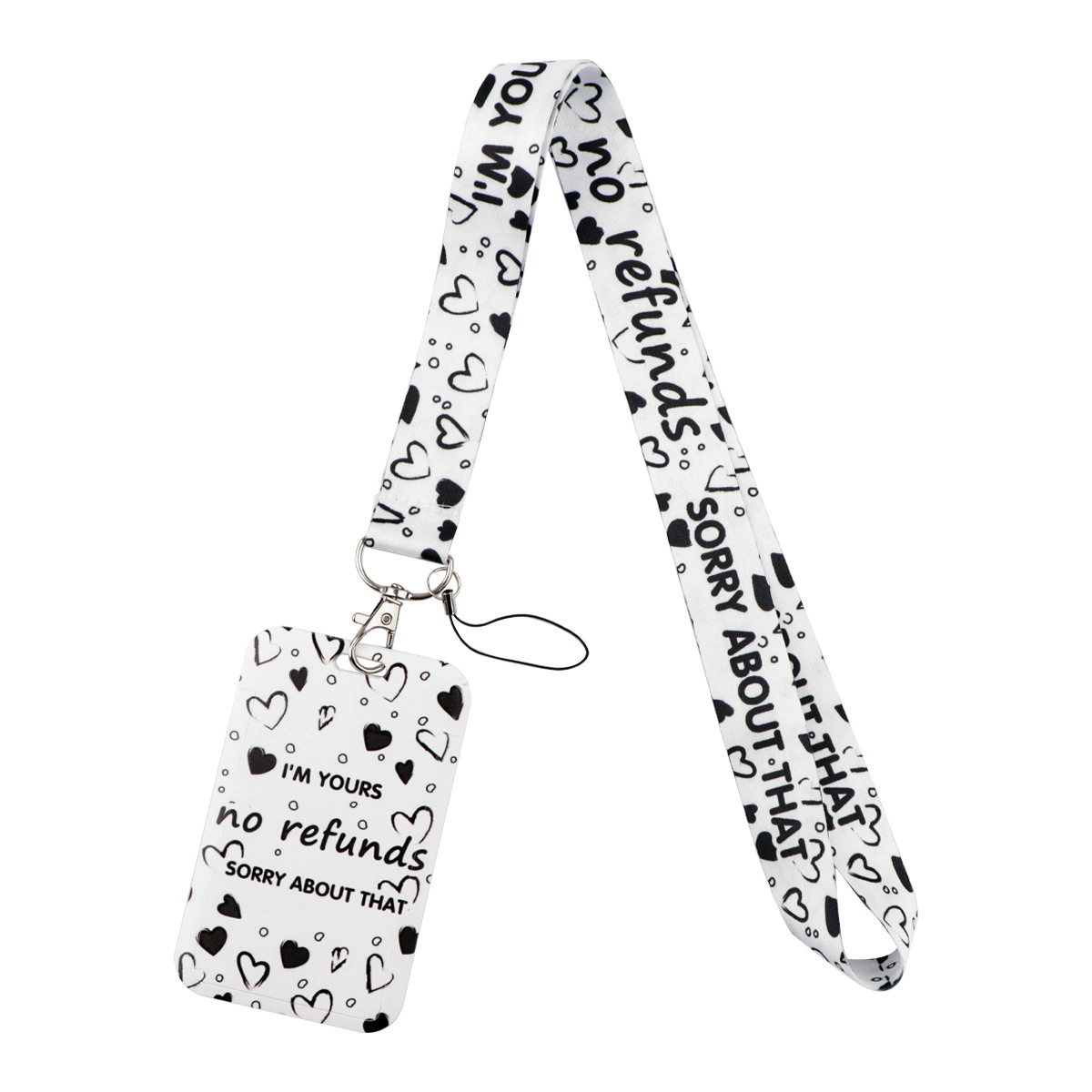 87-ID Badge Holder with Lanyard, Teacher Student  Nurse Work Office Gifts