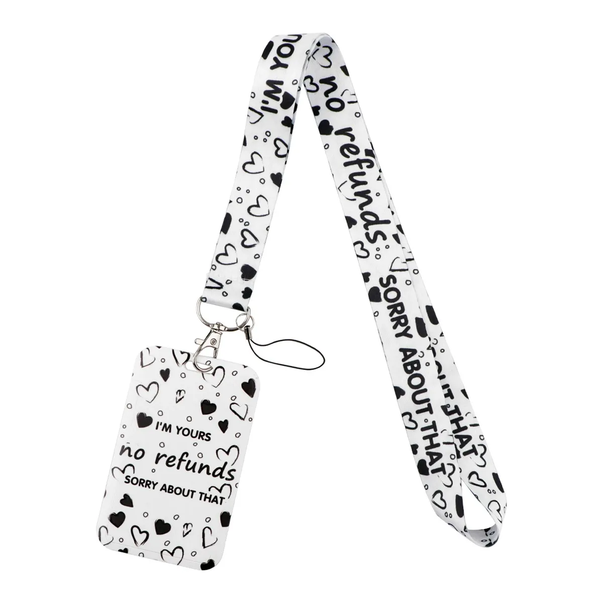 87-ID Badge Holder with Lanyard, Teacher Student  Nurse Work Office Gifts
