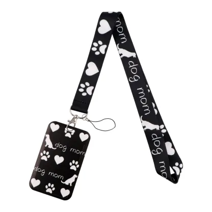 86-ID Badge Holder with Lanyard, Teacher Student  Nurse Work Office Gifts