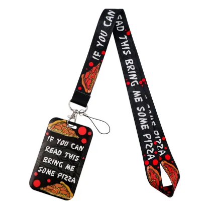 81-ID Badge Holder with Lanyard, Teacher Student  Nurse Work Office Gifts