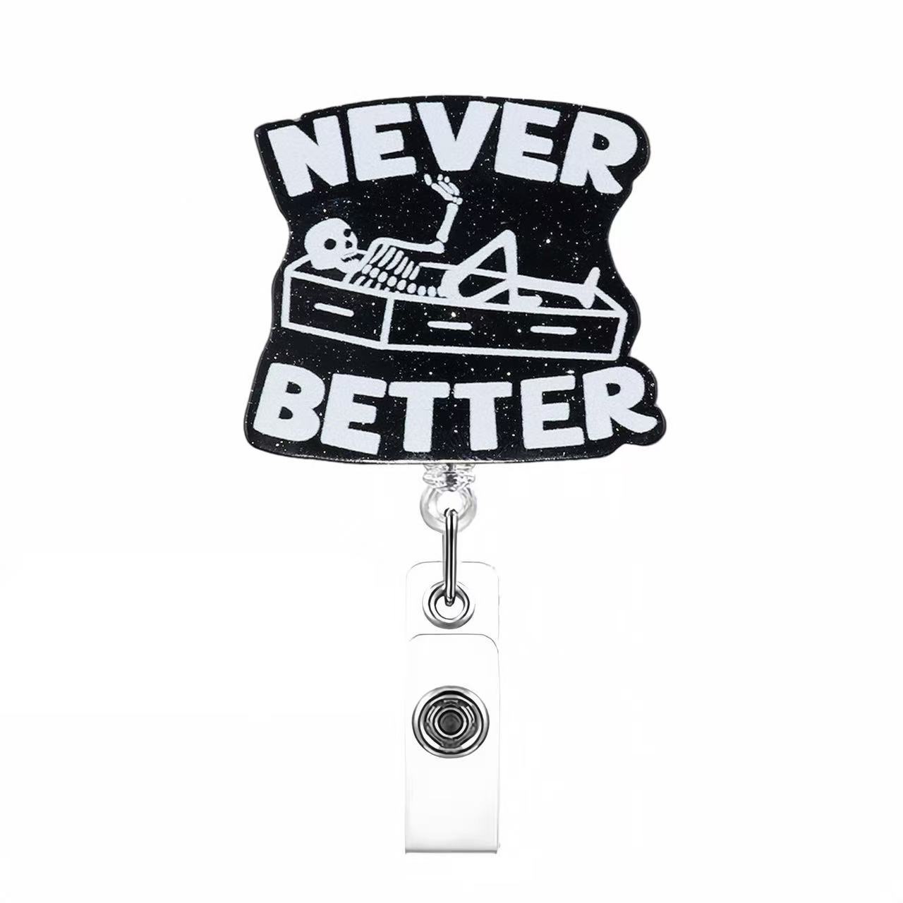 77 Retractable ID Name Badge Holder Reels with Swivel Alligator Clip  Cute Gifts